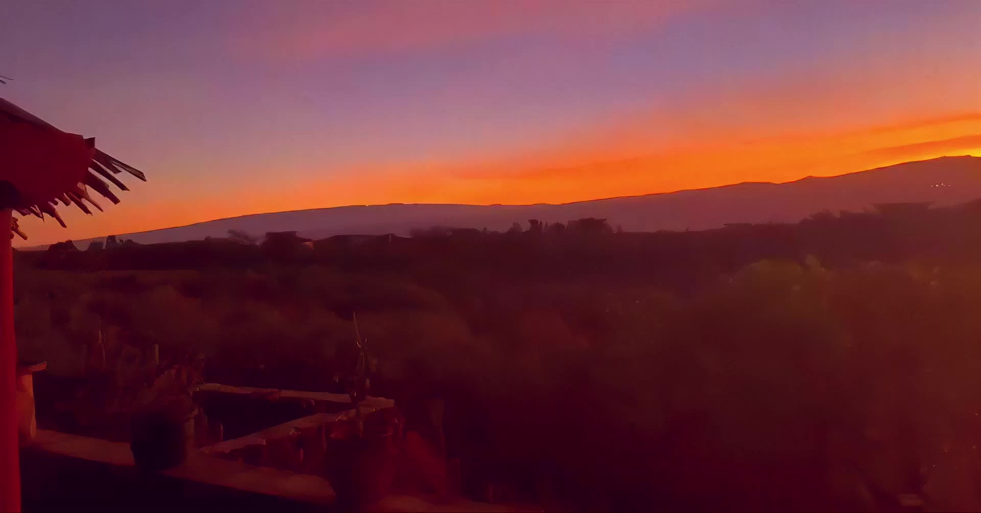 Sunrise over Lake Naivasha — first light on still water, birds crossing the horizon.